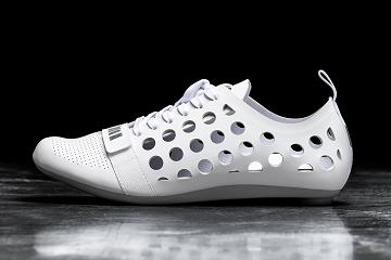 Men's Nobull Concrete Cycling Shoes White | SG J1957P